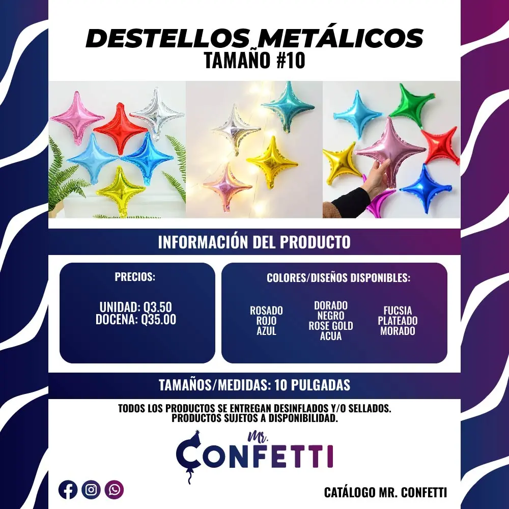 Metálicos de Destello #10