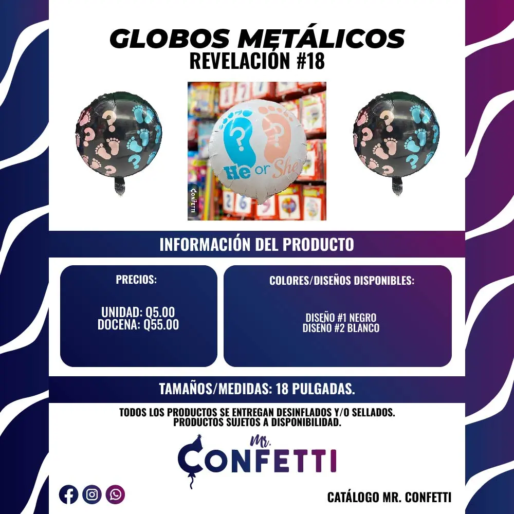 Metálicos #18 Revelación de Género