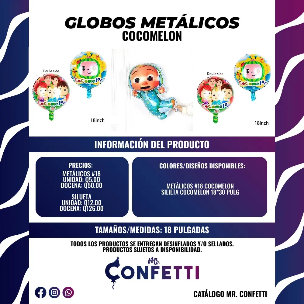 Metálicos de Cocomelon