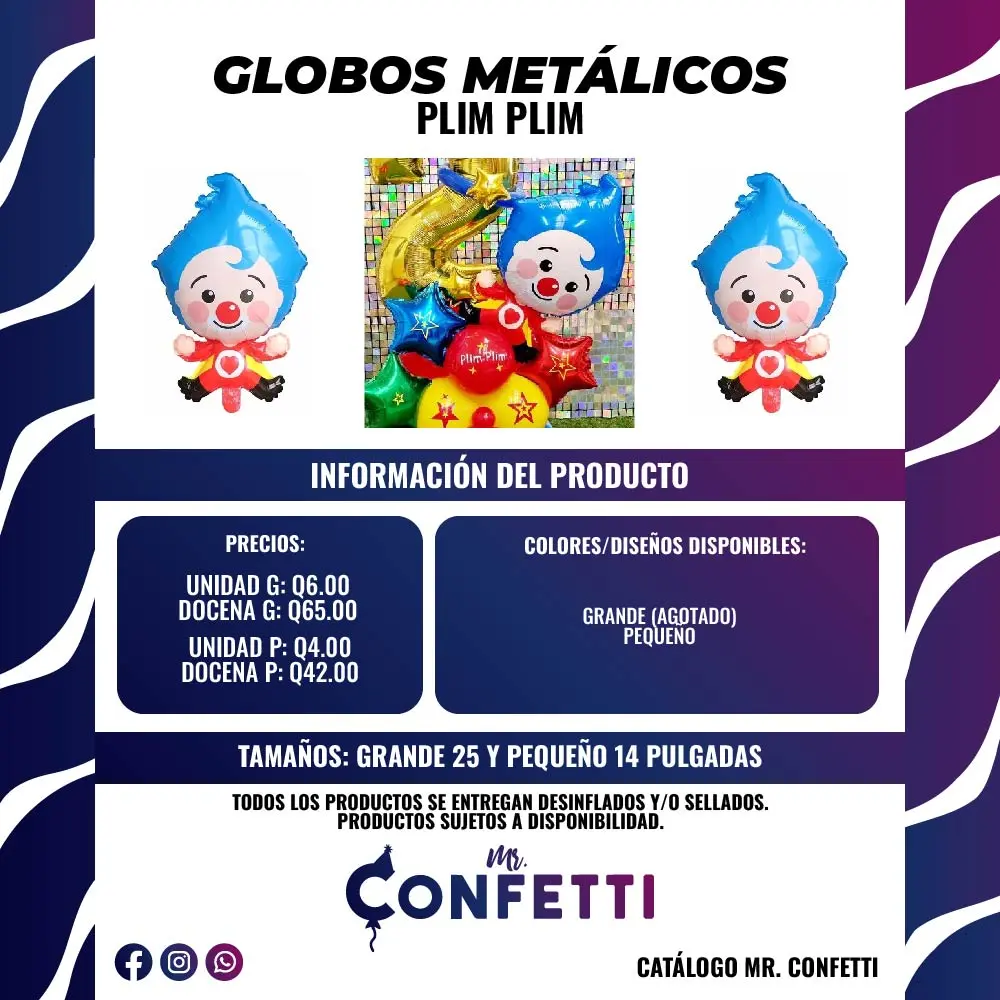 Metálicos de PLIM PLIM