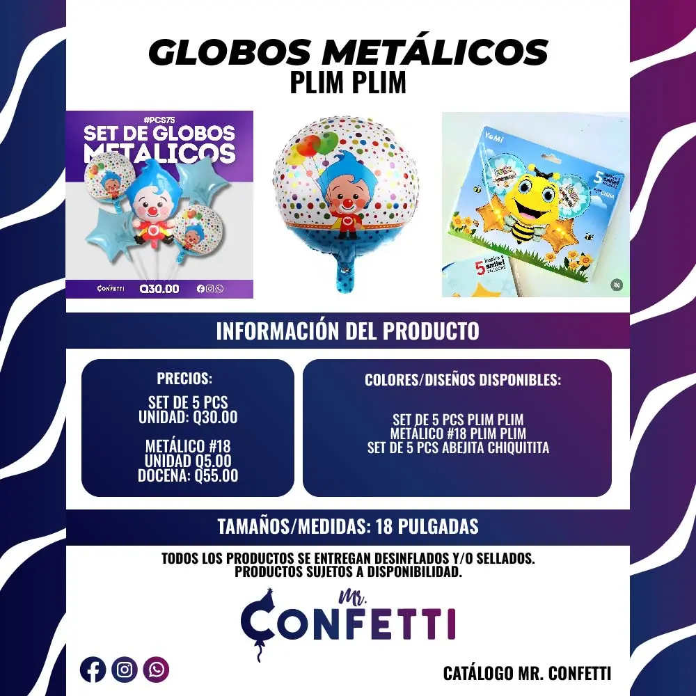 Metálicos #18 PLIM PLIM