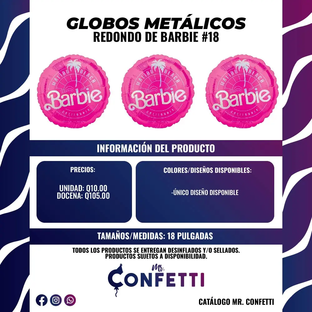 Metálicos #18 Barbie