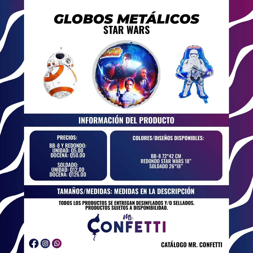 Metálicos de Star Wars