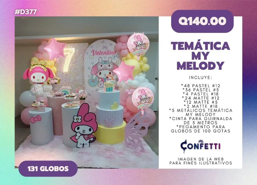 Set de Guirnalda My Melody #D377