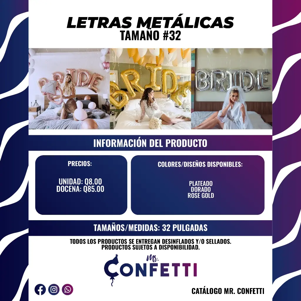 Letras Metálicas #32