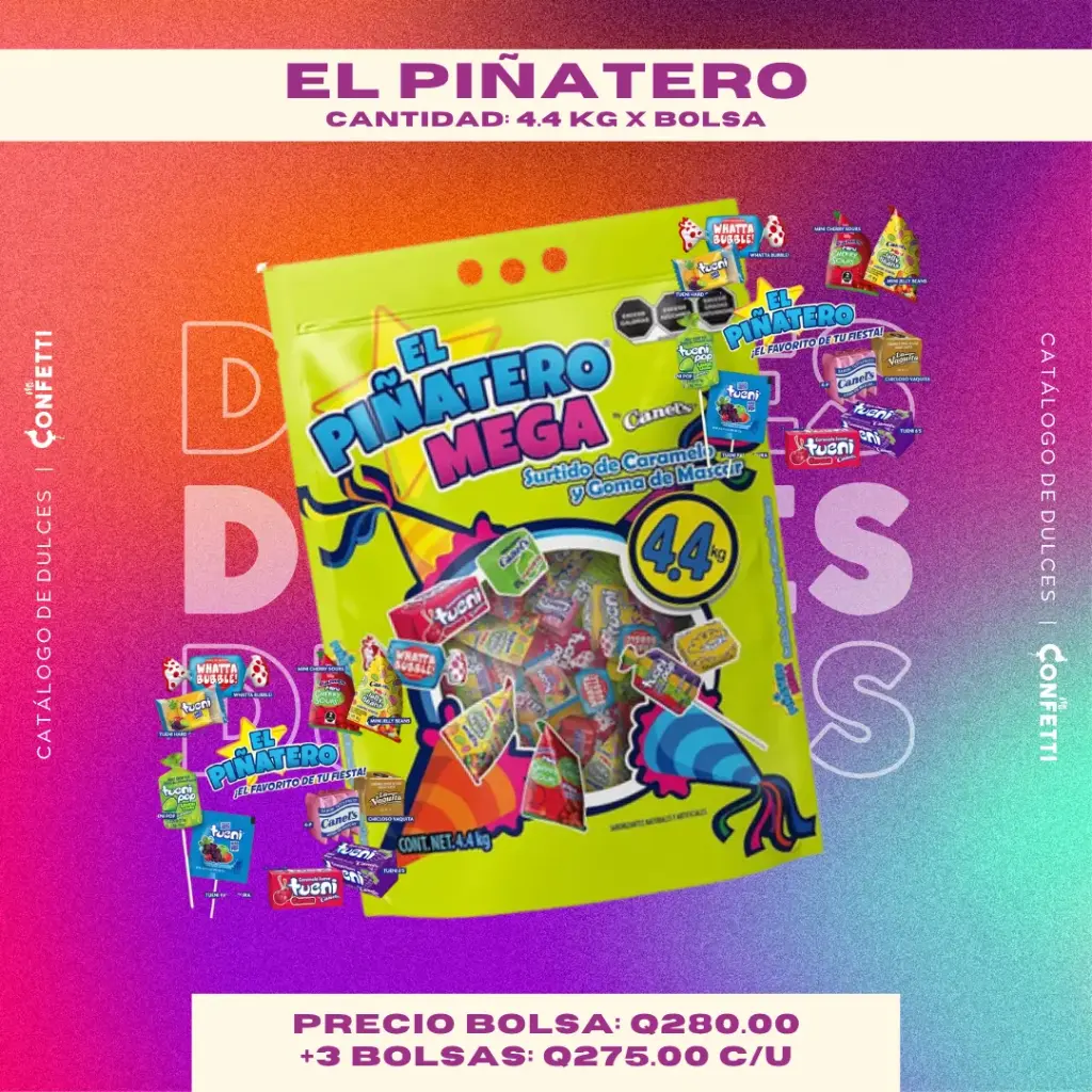 Bolsa Piñatera El Piñatero 4.4 KG
