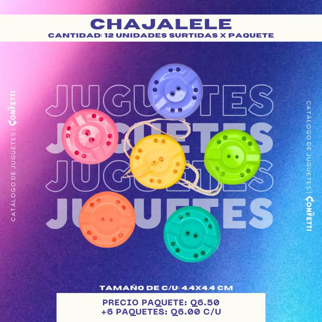 Chajalele 12U. Surtidas
