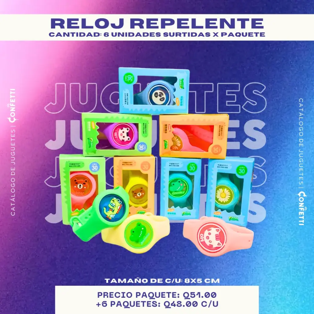 Reloj Repelente 6U.