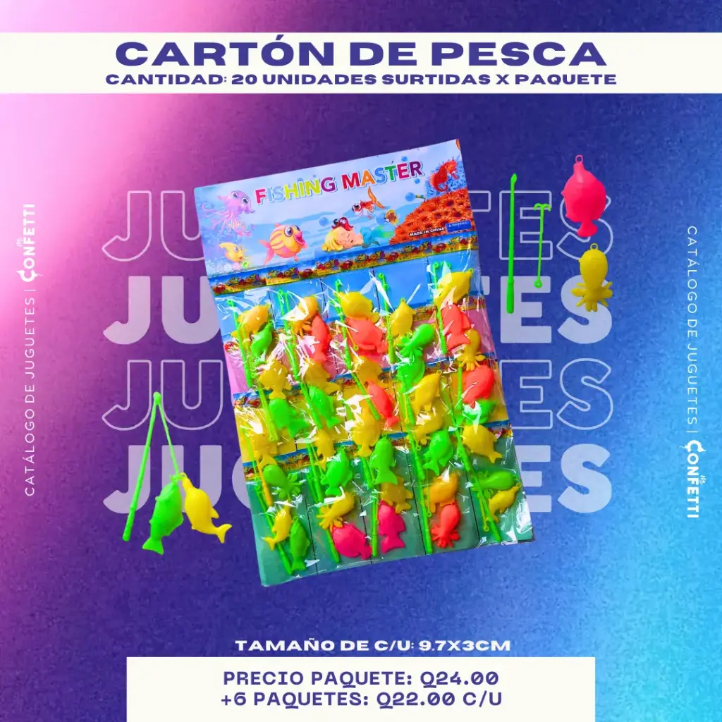 Cartón de Pesca 20U.