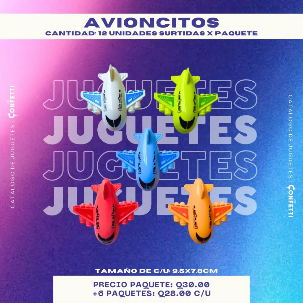 Avioncitos de juguete