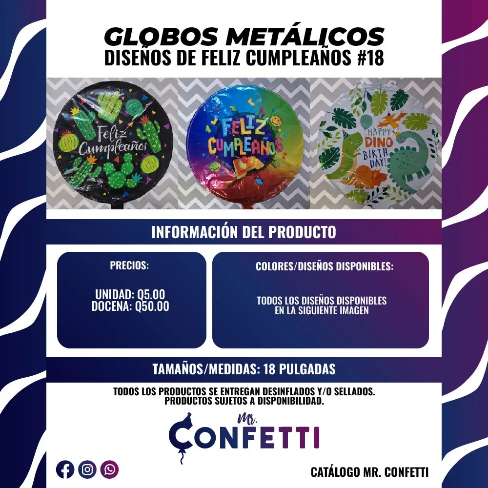 Metálicos #18 Feliz Cumpleaños