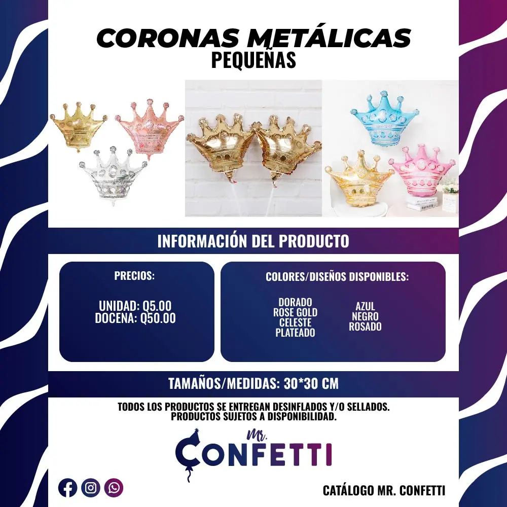 Metálicos de Coronas Pequeñas