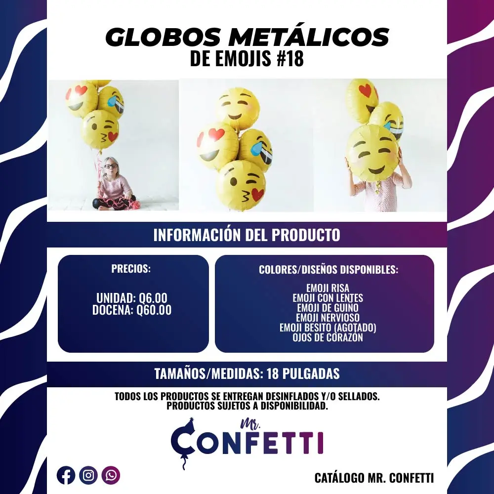 Metálicos de Emojis #18