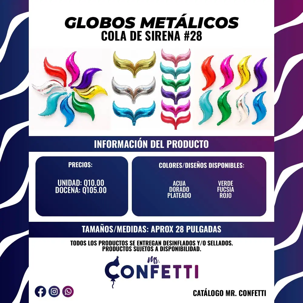 Metálicos de Cola de Sirena #28