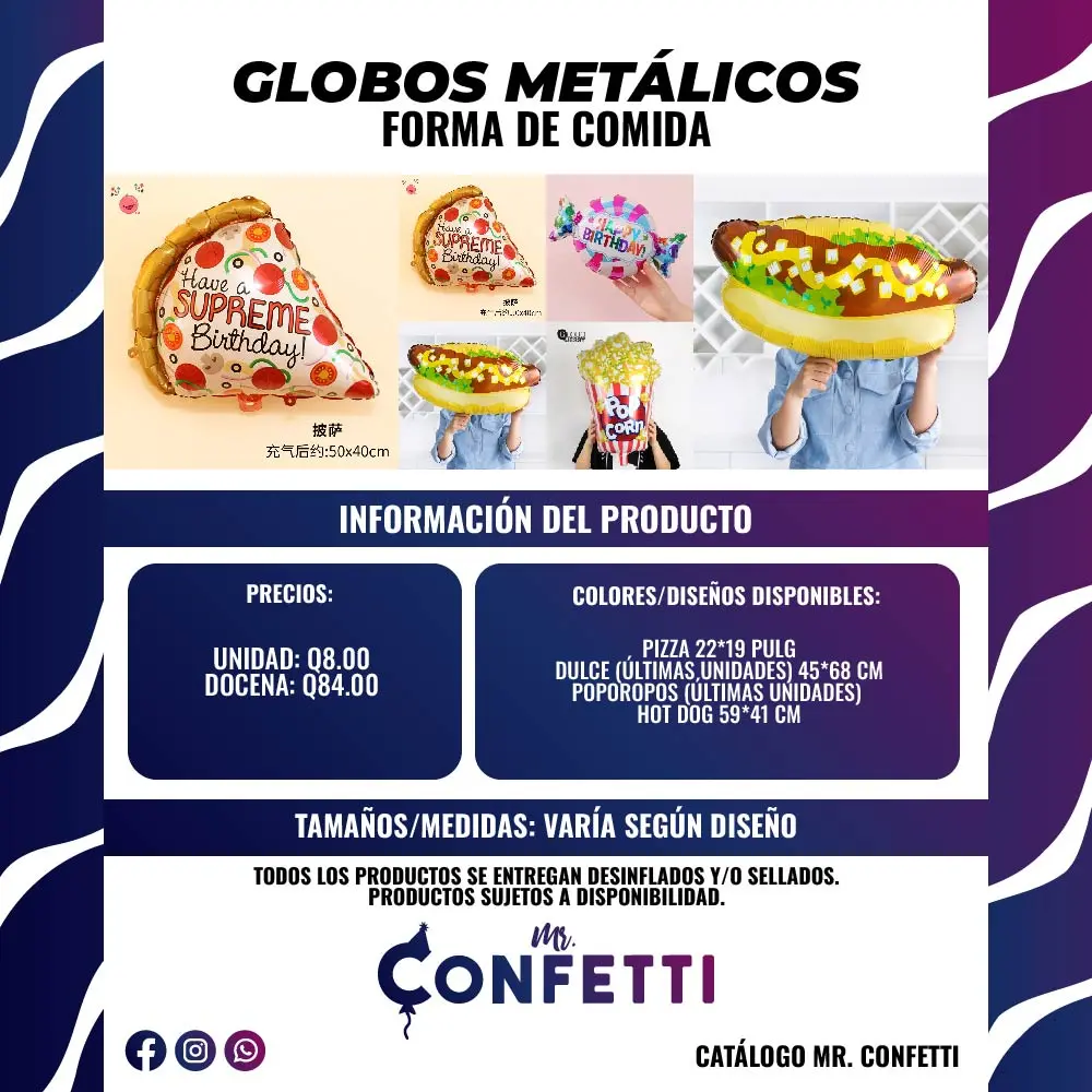 Metálicos de Comida