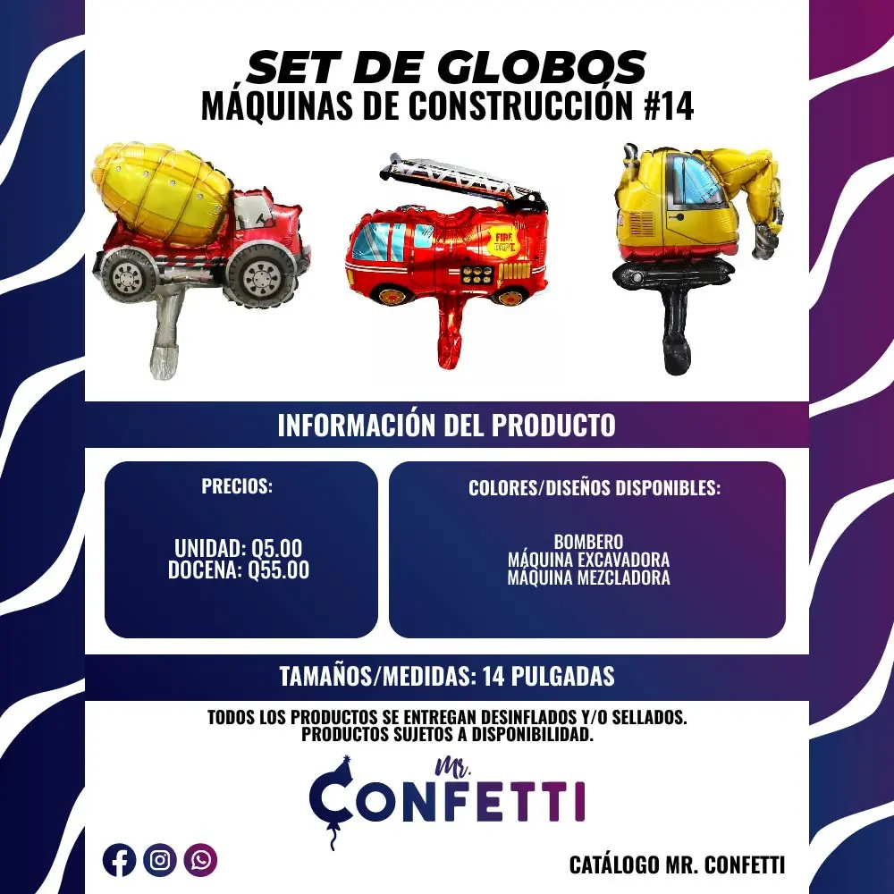 Metálicos #14 Máquinas de Construcción