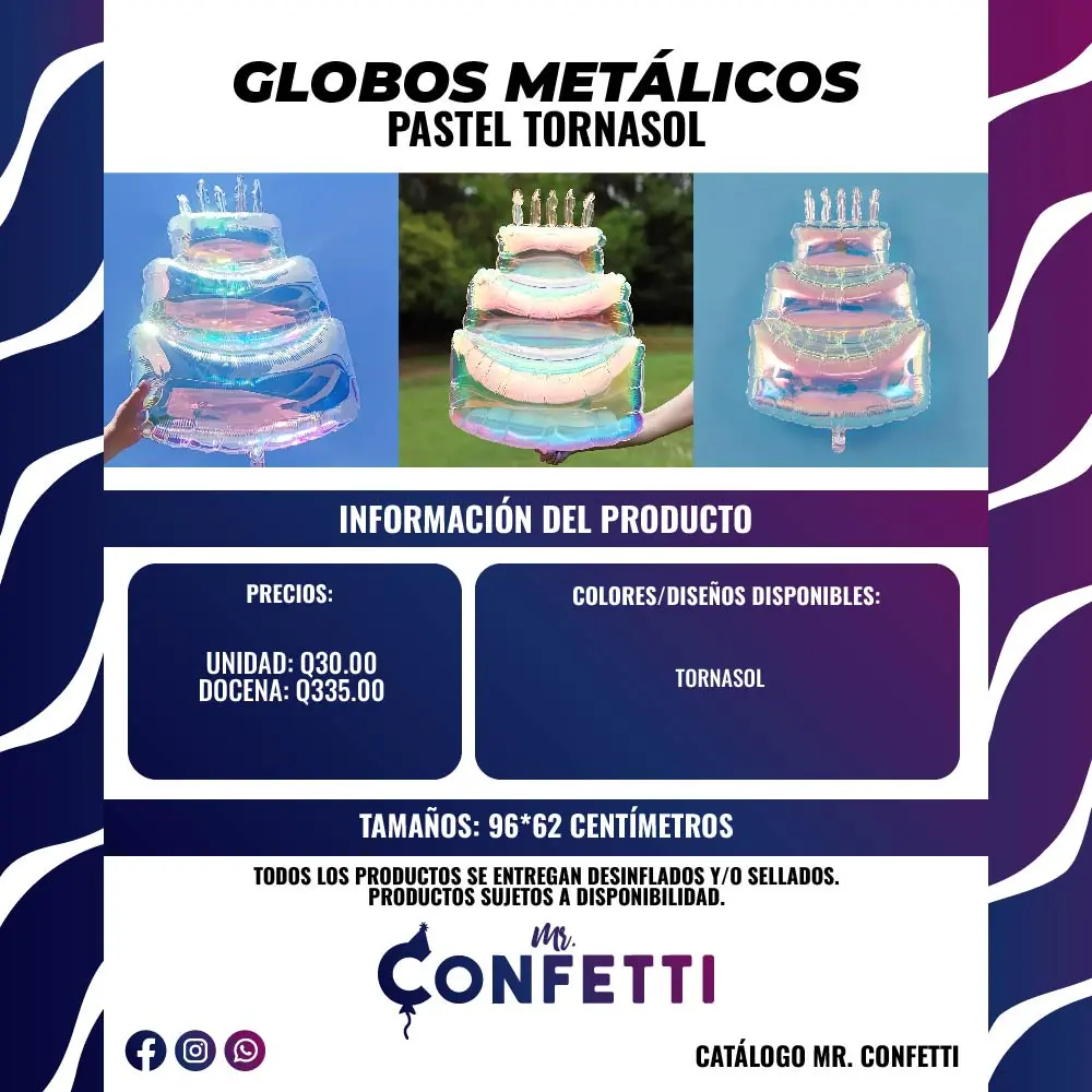 Metálicos Pastel Tornasol