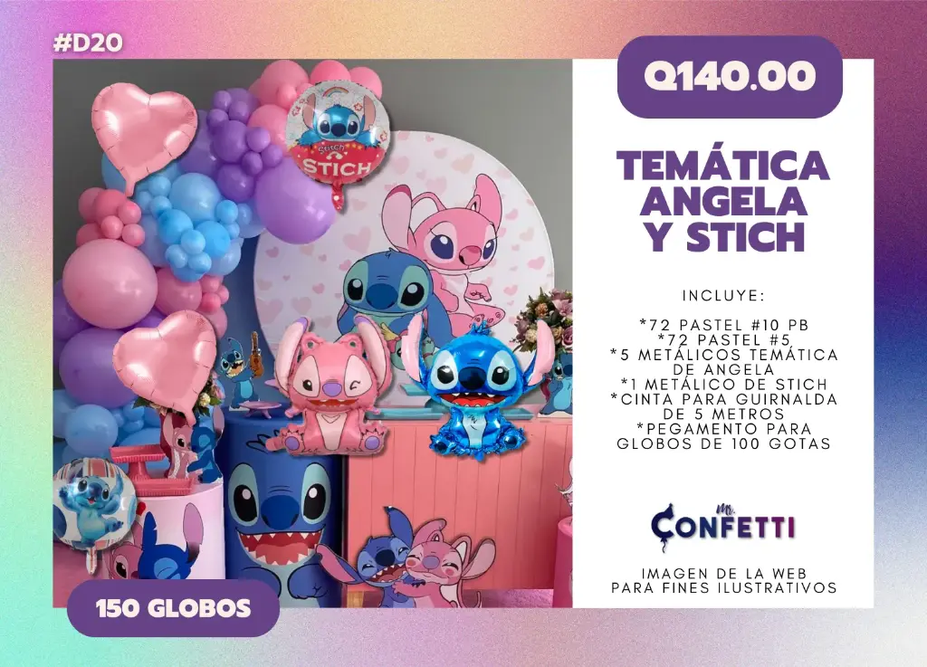 Set de Guirnalda Angela de Stich #D20