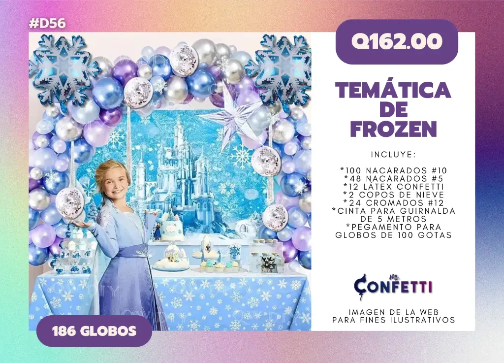 Set de Guirnalda Frozen #D56