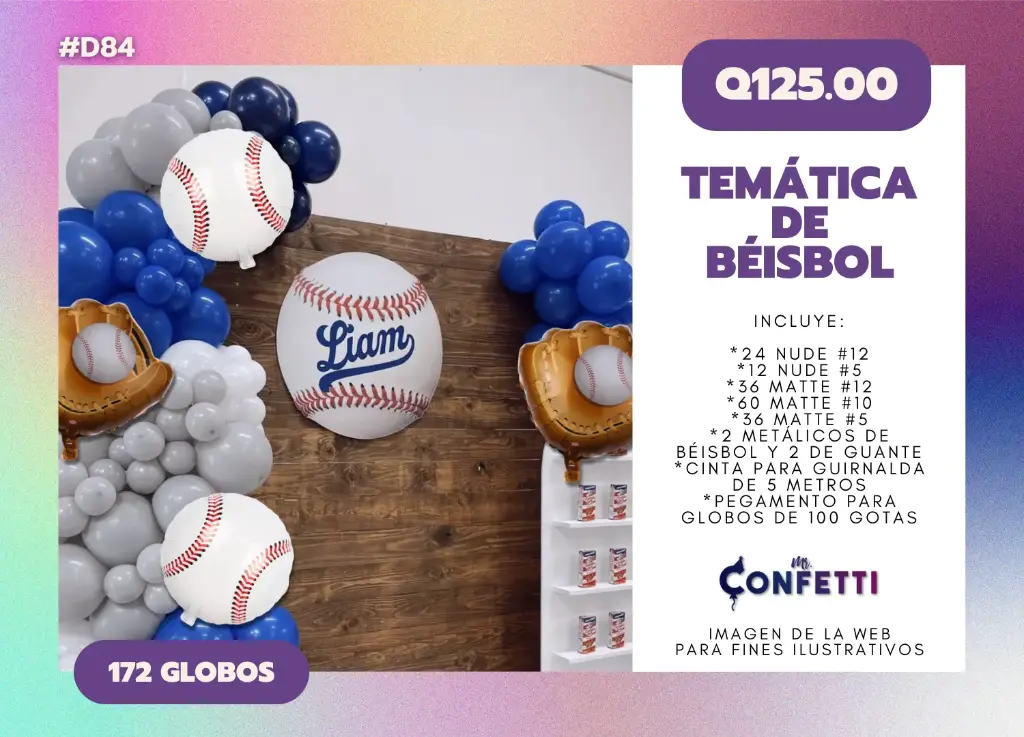 Set de Guirnalda Béisbol #D83