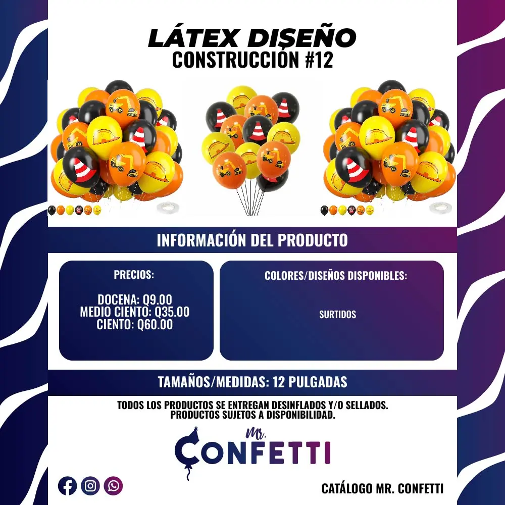 Látex #12 Construcción