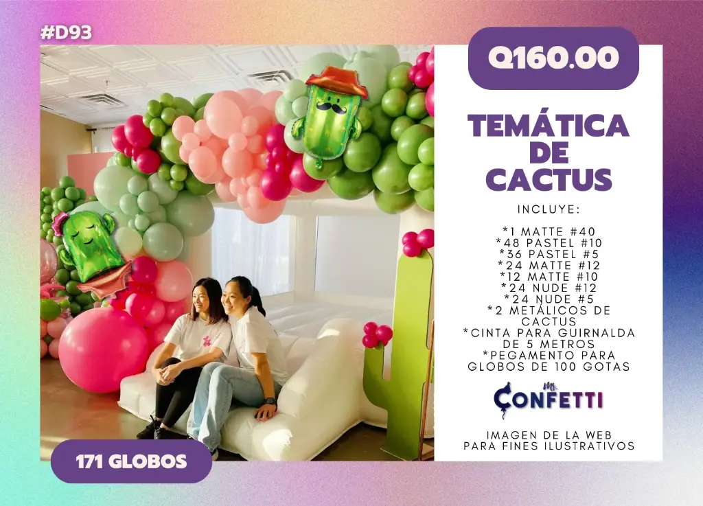 Set de Guirnalda Cactus #D93