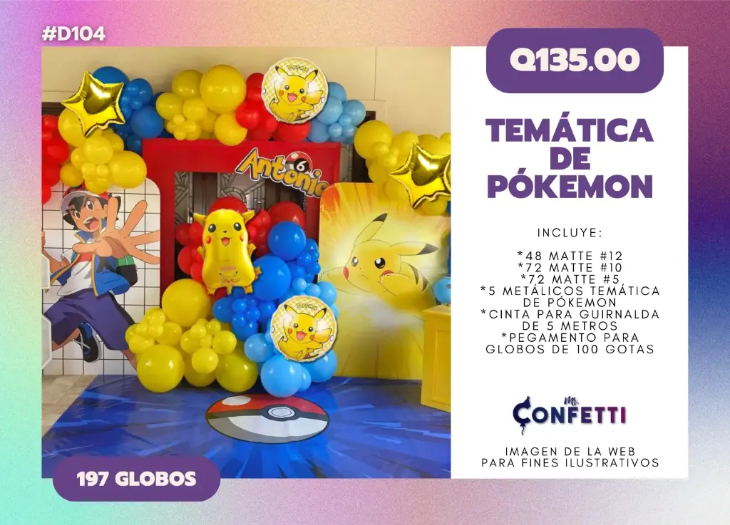 Set de Guirnalda Pókemon #D104