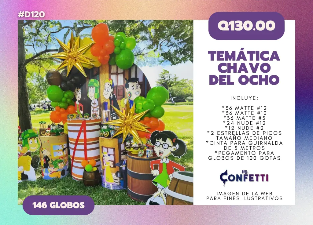 Set de Guirnalda Chavo del Ocho #D120
