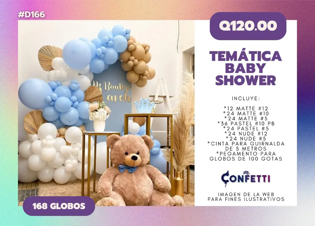 Set de Guirnalda Baby Shower #D166