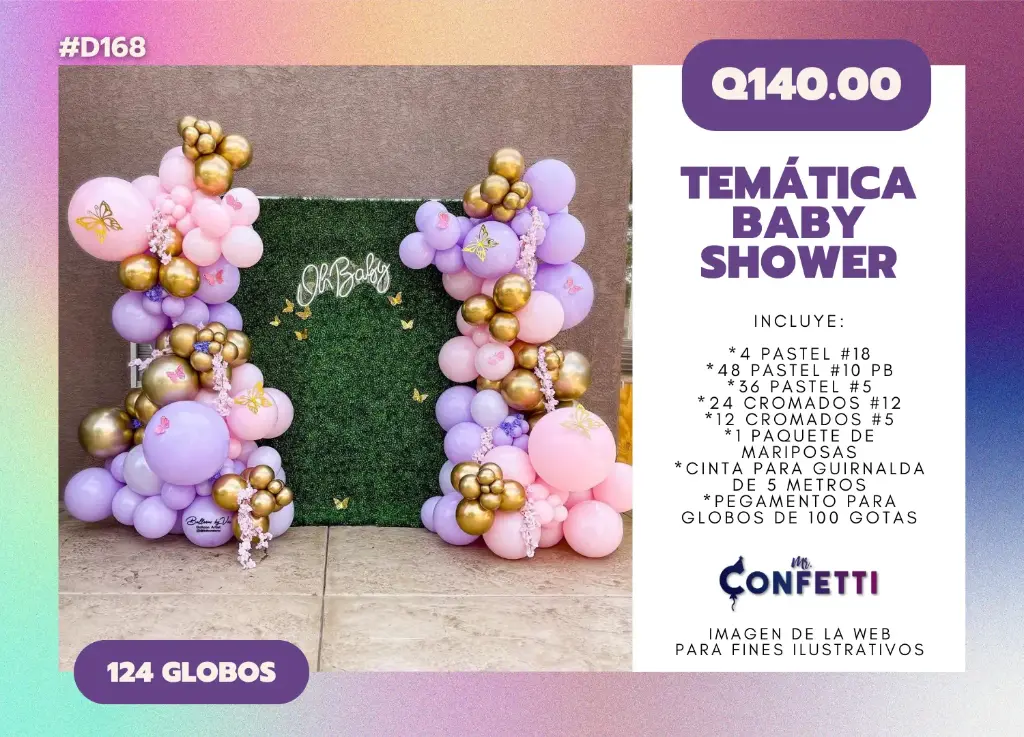 Set de Guirnalda Baby Shower #D168