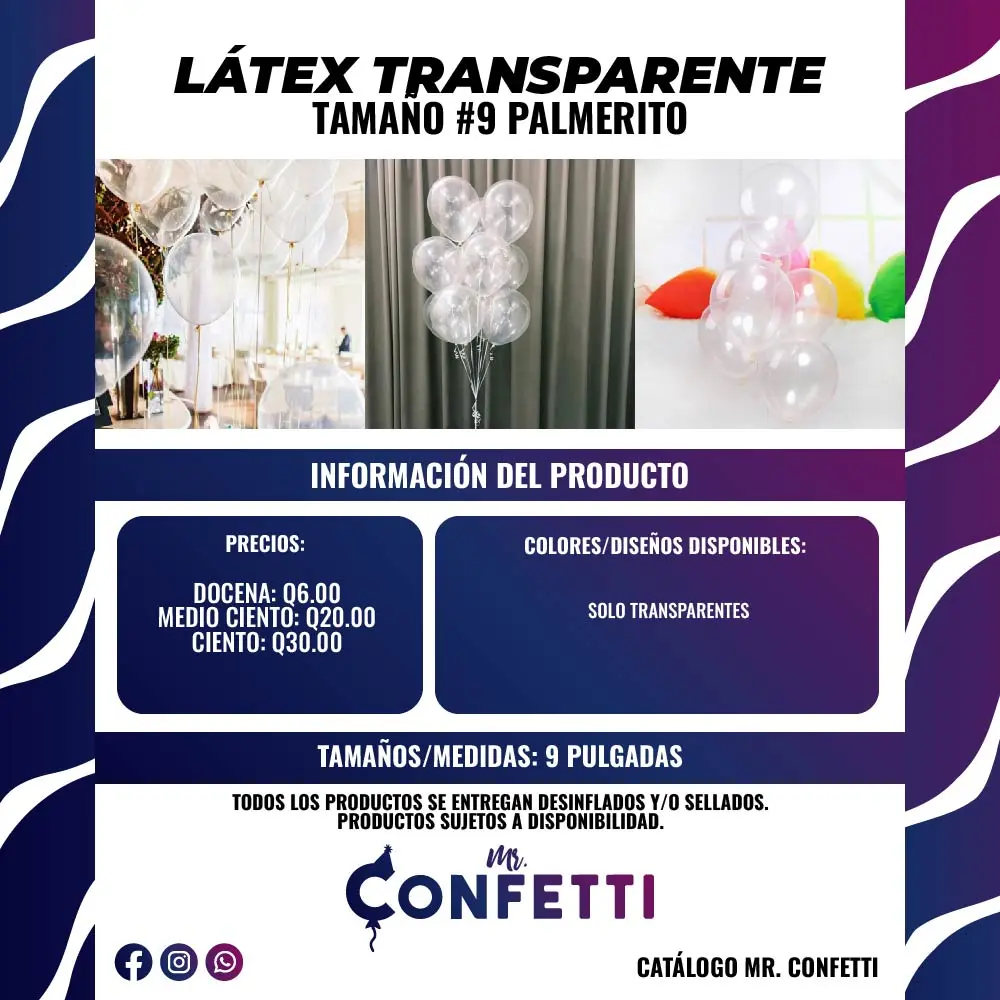 Látex Transparentes #9