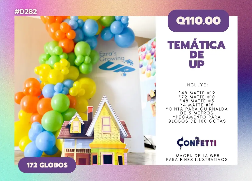 Set de Guirnalda Up #D282