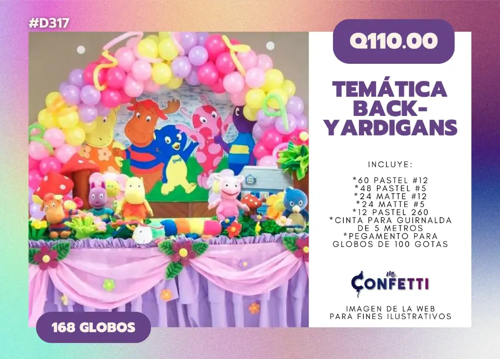 Set de Guirnalda Backyardigans #D317