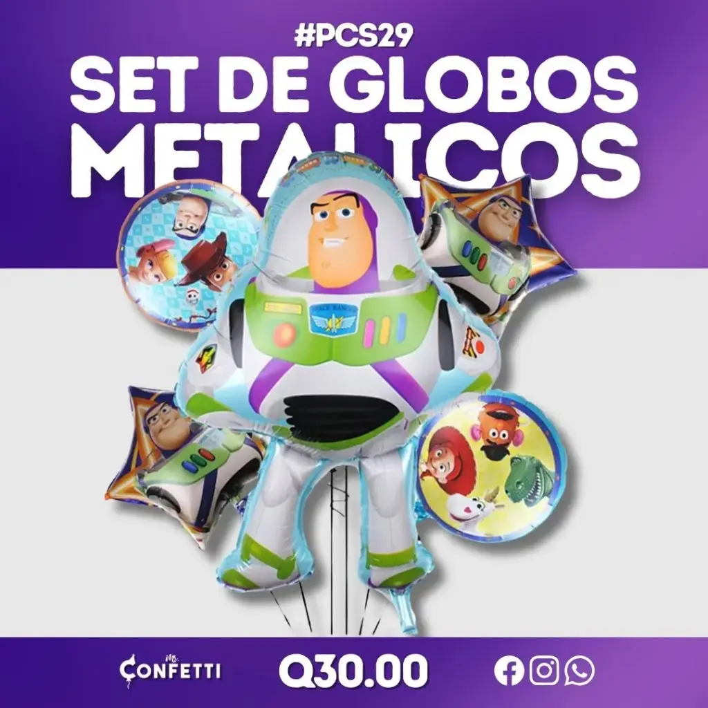 Set de 5 PCS Buzz Ligthyear #PCS29