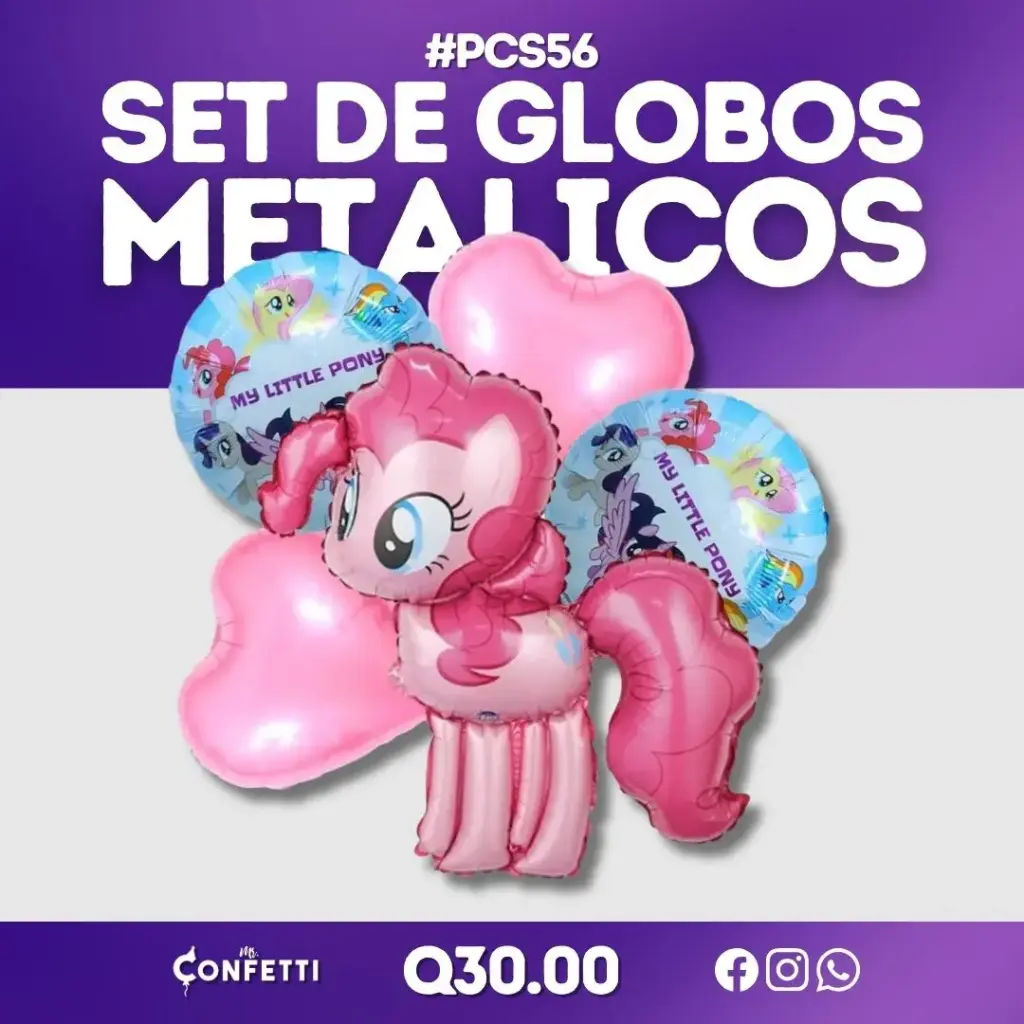 Set de 5 PCS My Little Pony #PCS56