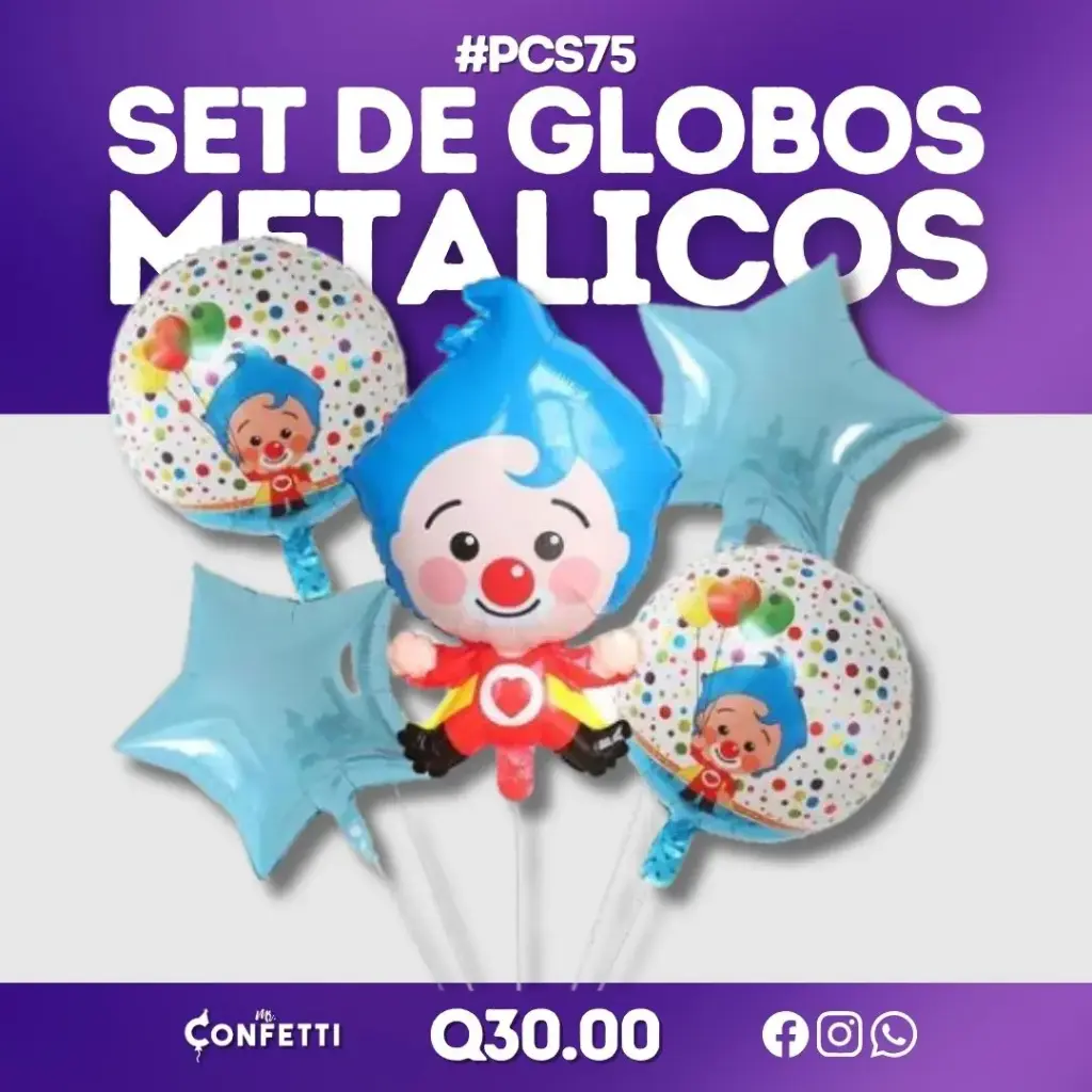 Set de 5 PCS PLIM PLIM #PCS75