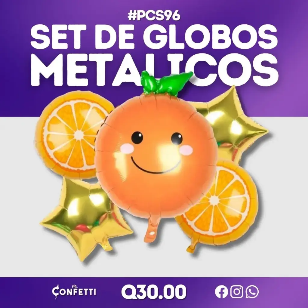 Set de 5PCS Fruta Fresa #PCS96