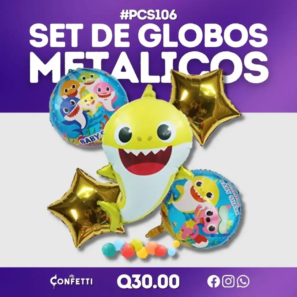 Set de 5PCS Baby Shark #PCS106