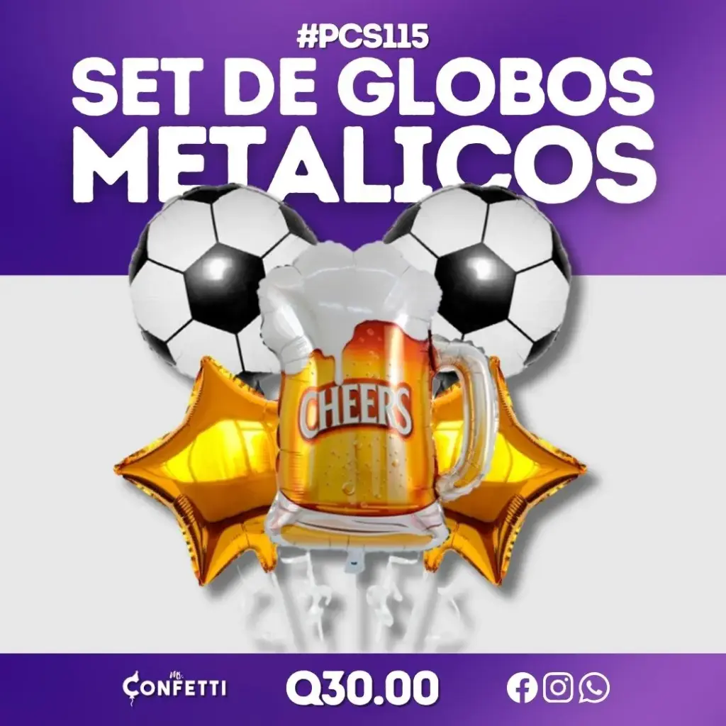 Set de 5PCS Tarro de Cerveza #PCS115