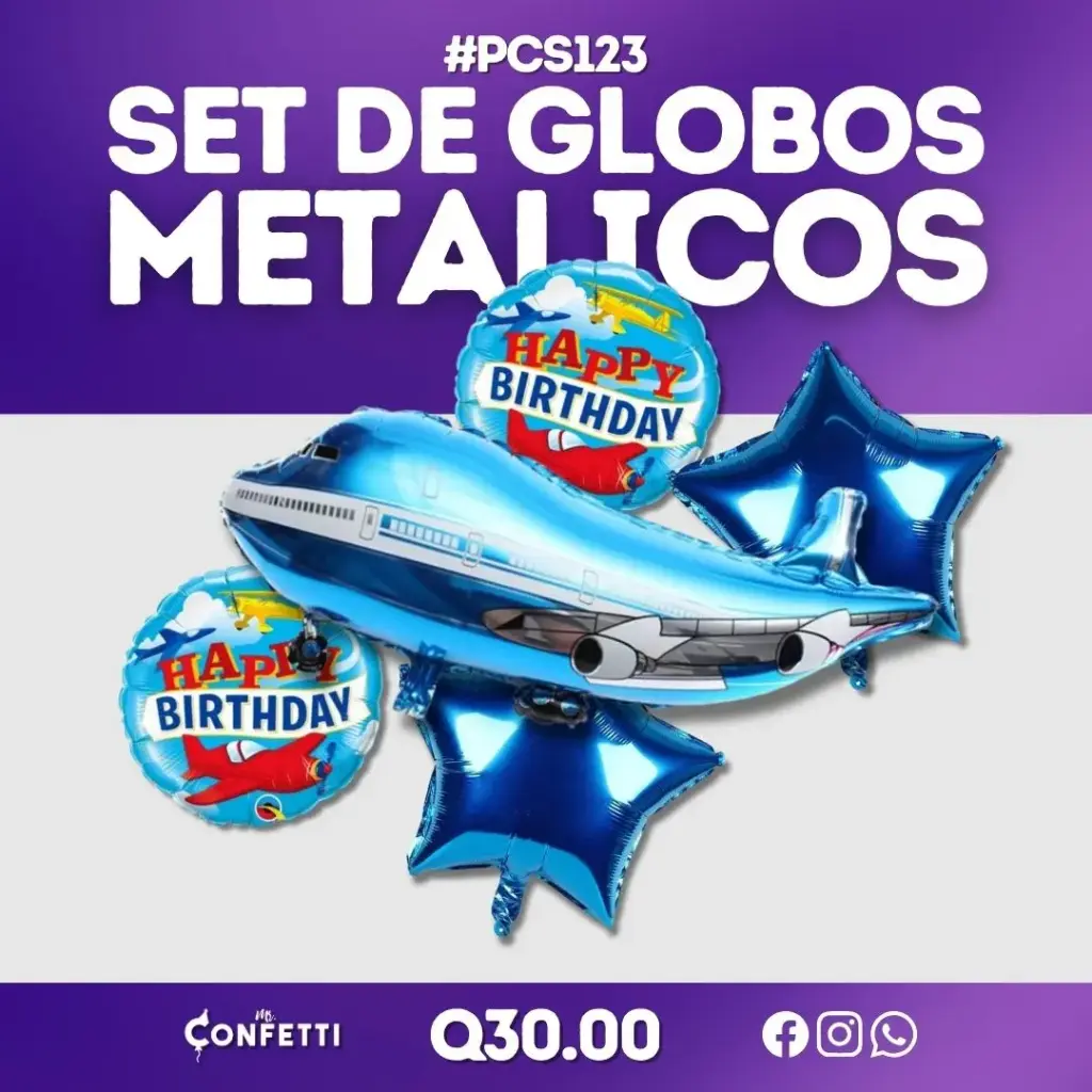 Set de 5PCS Avión #PCS123