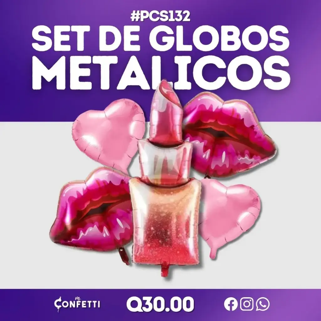 Set de 5PCS Pinta labios #PCS132