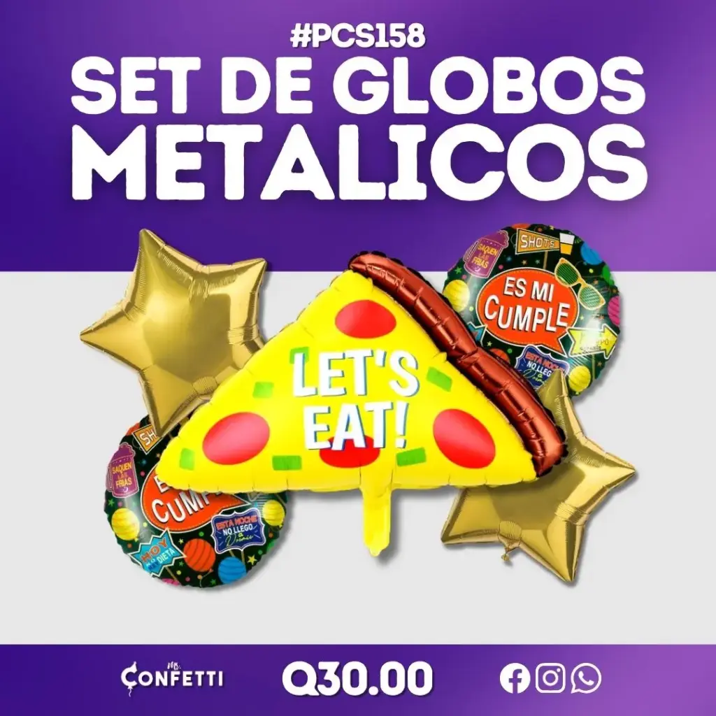 Set de 5PCS Pizza #PCS158