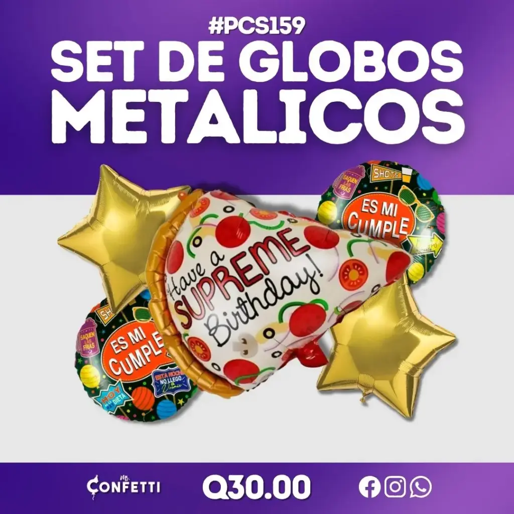 Set de 5PCS Pizza #PCS159