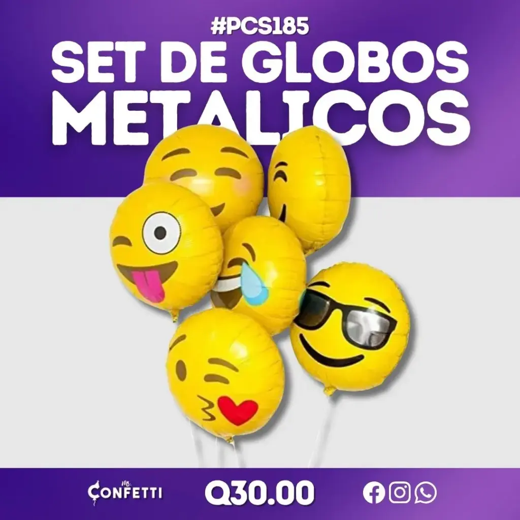 Set de 5PCS Emojis #PCS185
