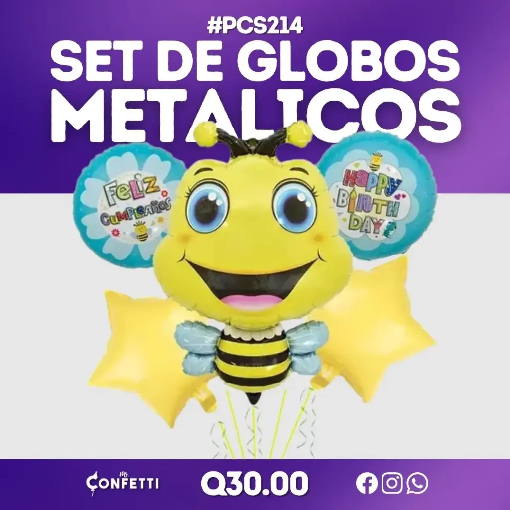 Set de 5PCS Abejita Chiquitita #PCS214