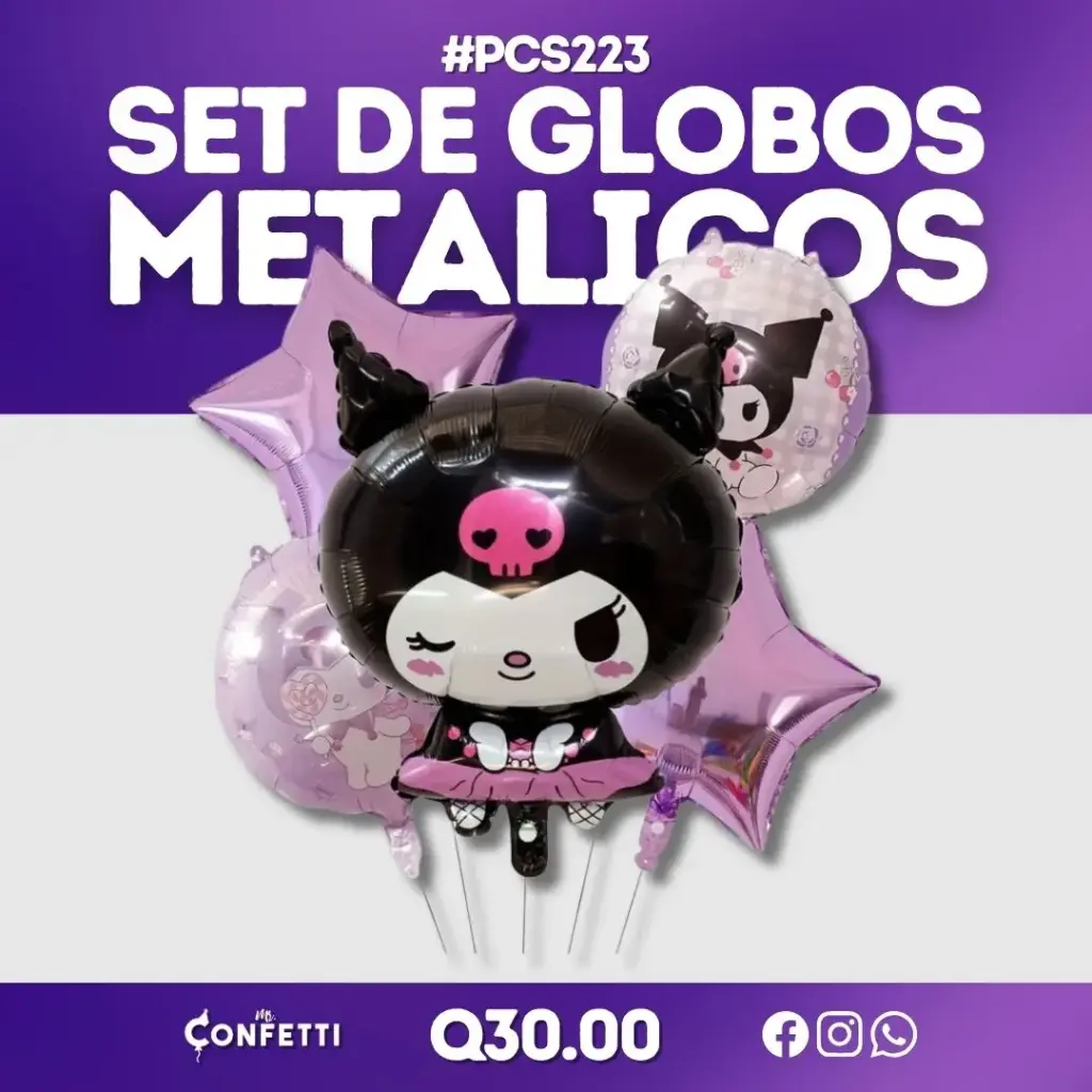 Set de 5PCS Kuromi #PCS223