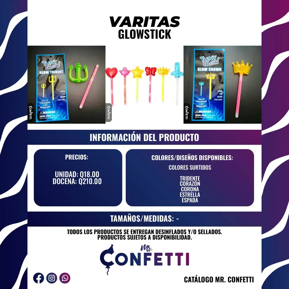 Varitas Glowstick Neón