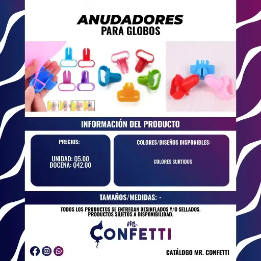 Anudador para globos