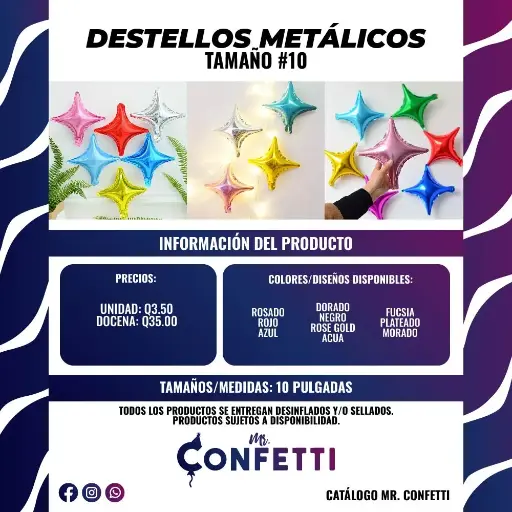 Metálicos de Destello #10