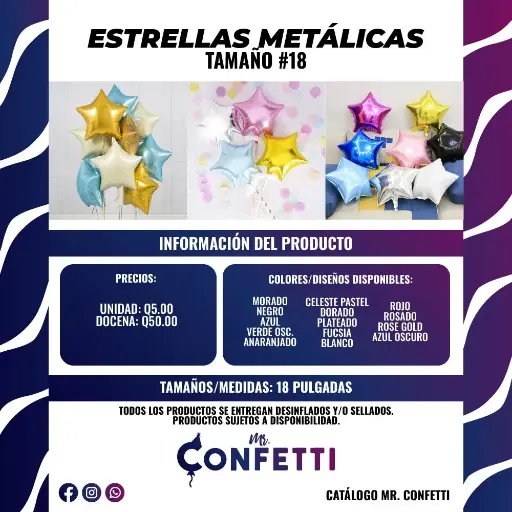 Metálicos de Estrella #18
